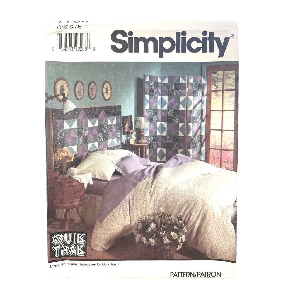 Simplicity‎ Sewing Pattern 7730 Fabric Headboard